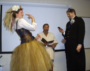 The Groom reads his vows