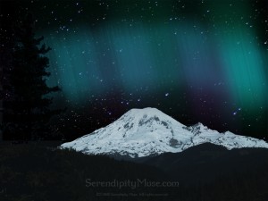 Mt. Rainier Under the Lights