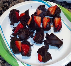 Day 67: Easy Chocolate-Covered Strawberries