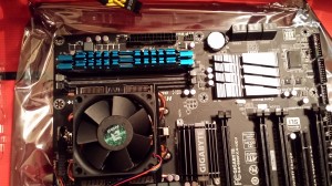 Day 321: The Motherboard (with memory sticks installed)