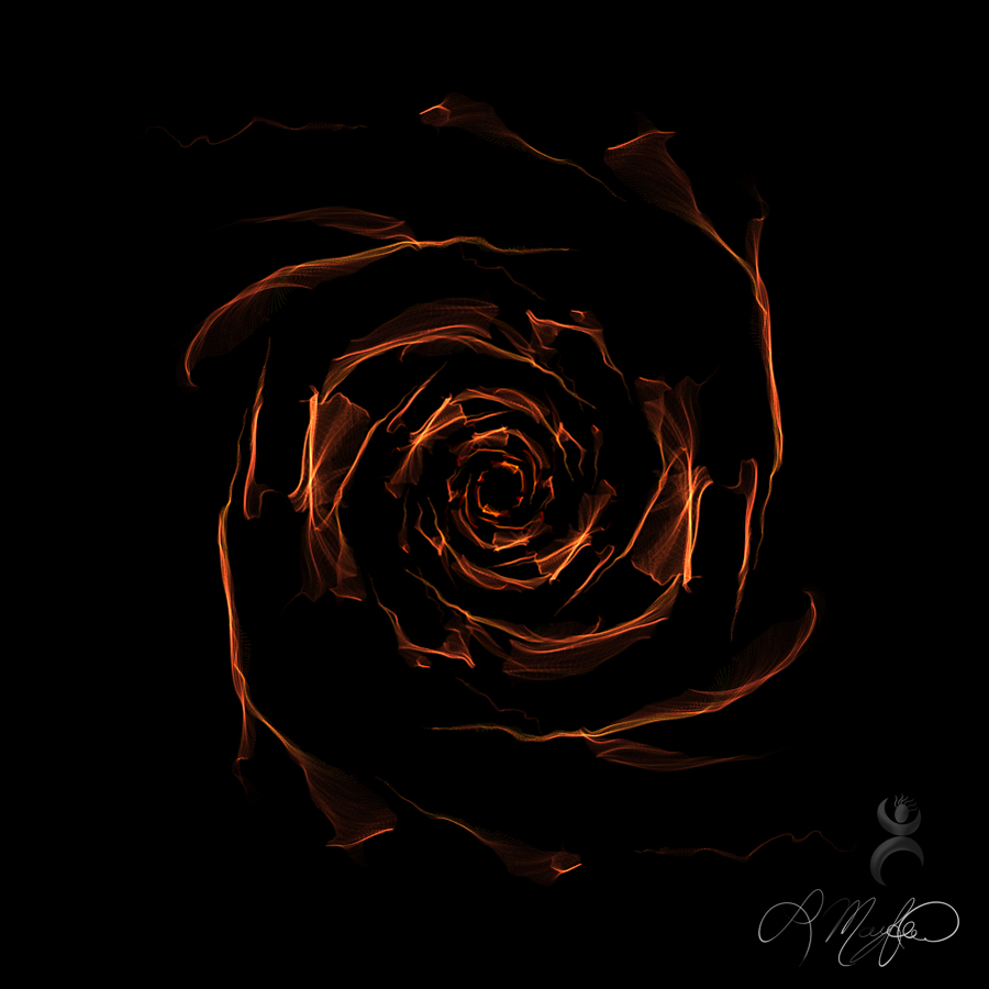 "Copper Rose", created at weavesilk.com