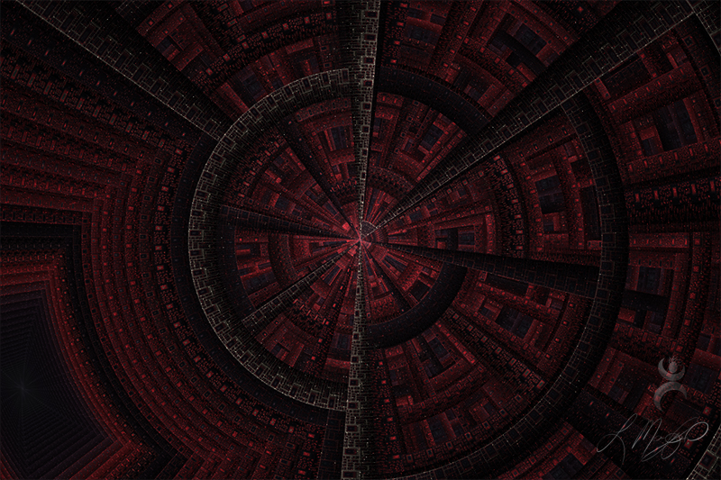 "Julian Disk Red and Black", created in Apophysis 7X