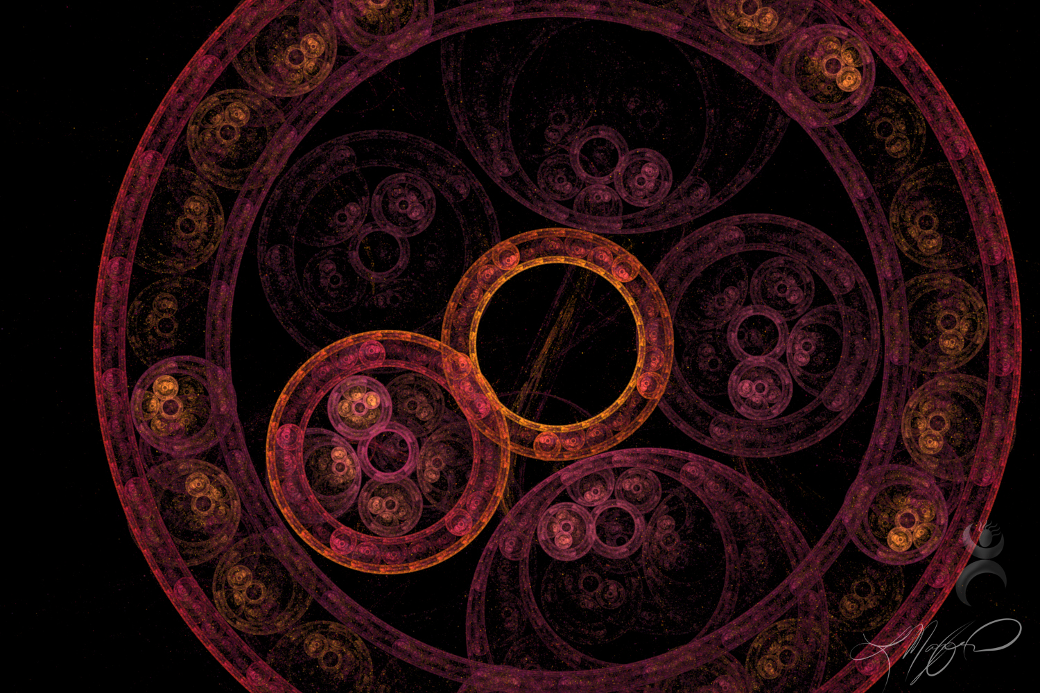 "Echoes Of Time", created with Apophysis 7X